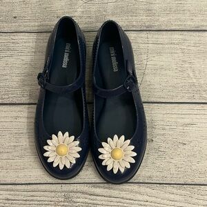 Mini Melissa Com Pochete II Daisy flats size 2 girls